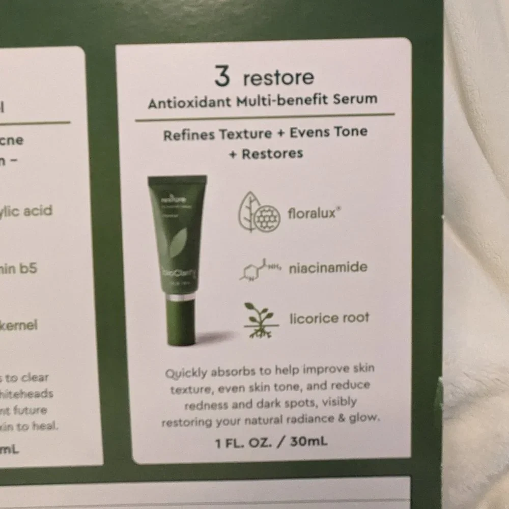 🌸 NWT bioClarity Clear Skin Routine for Acne Prone Skin (4 piece kit) NIB